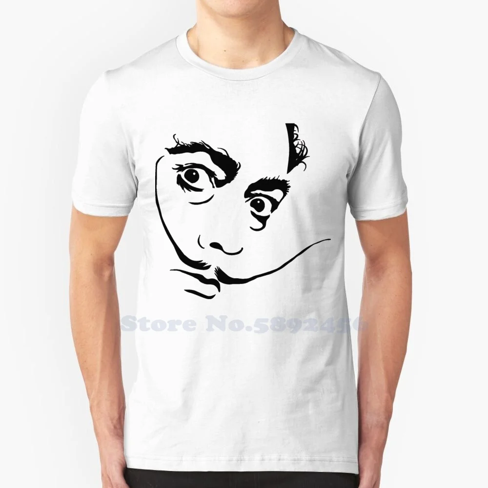 Salvador Dali 100% Pure Cotton T-Shirt Surrealism Cubism Salvador Dali Paintings Fine Art Dali Drawings Salvador Dali Artwork