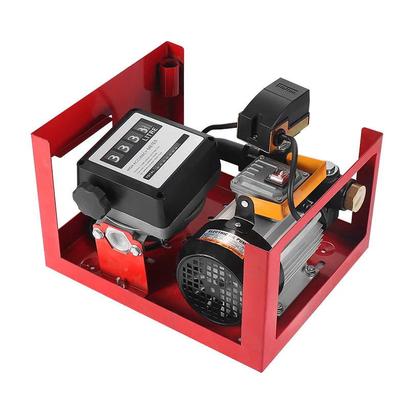 12V24V220V vehicle-mounted large-flow diesel oil pump automatic start-stop metering assembly