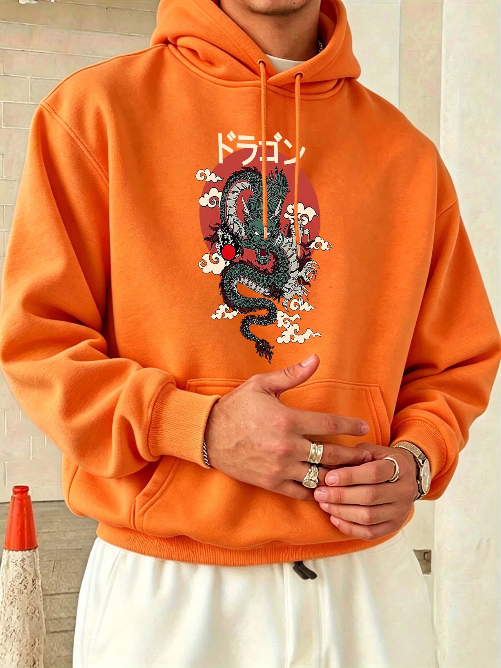 Winter Sun Clothing - Dragon Red Sun Prints Unisex Herfst