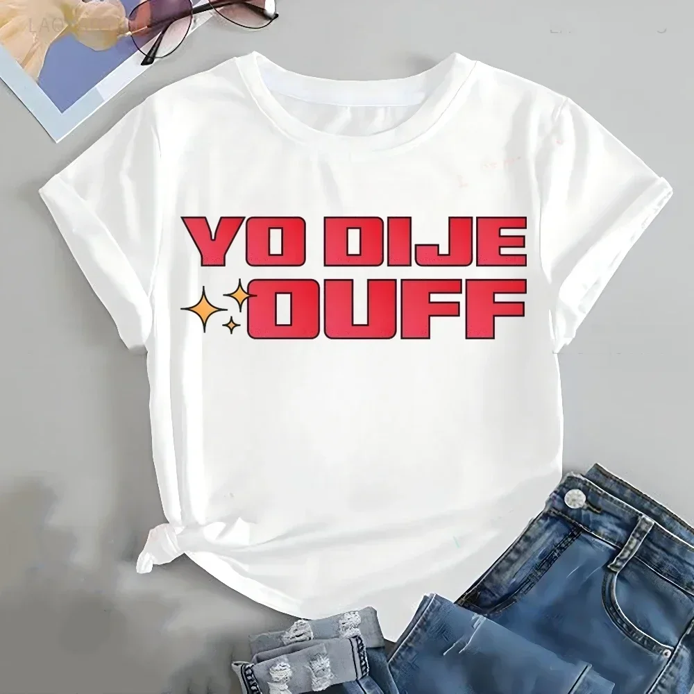 Bedrukt T-shirt Top Trend Harajuku Shirt met korte mouwen Patroon Groot T-shirt Dameskleding