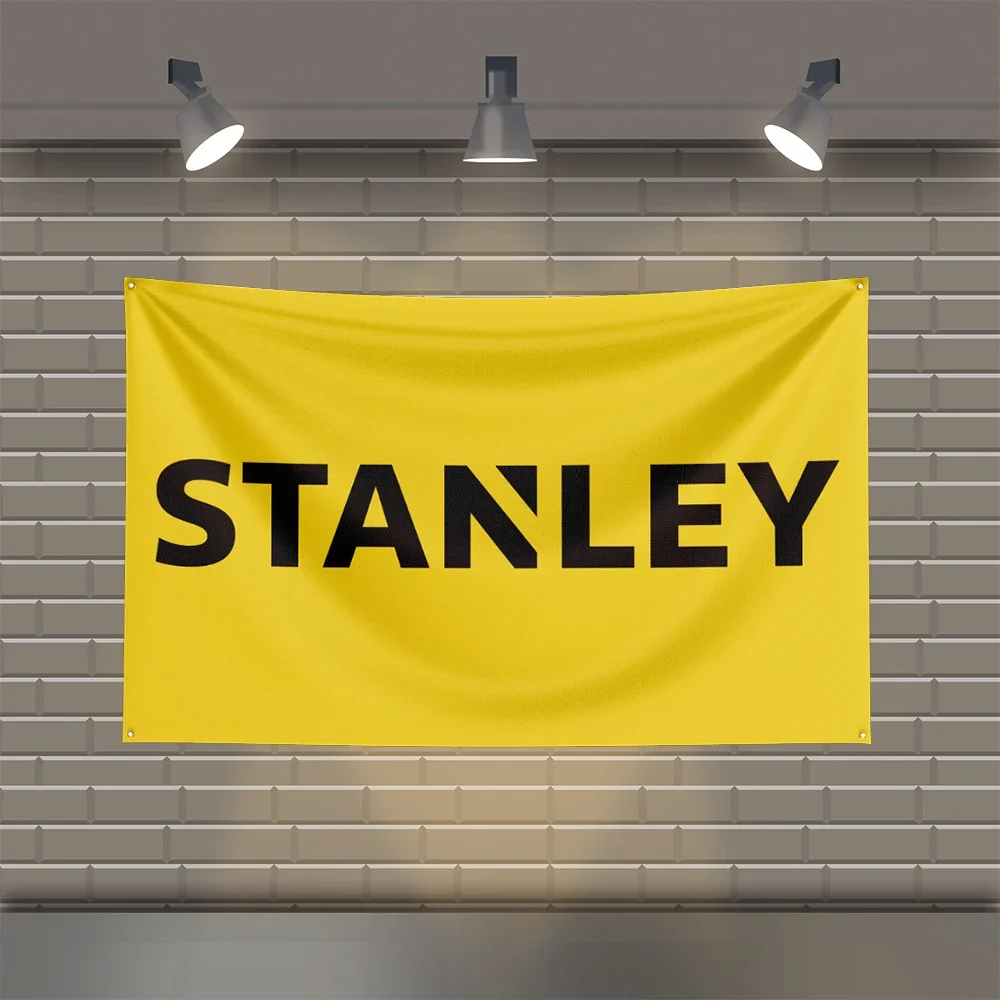 3x5 Ft S-Stanleys  Flag Polyester Printed Mechanical Tool Flags for Room Garage Decor