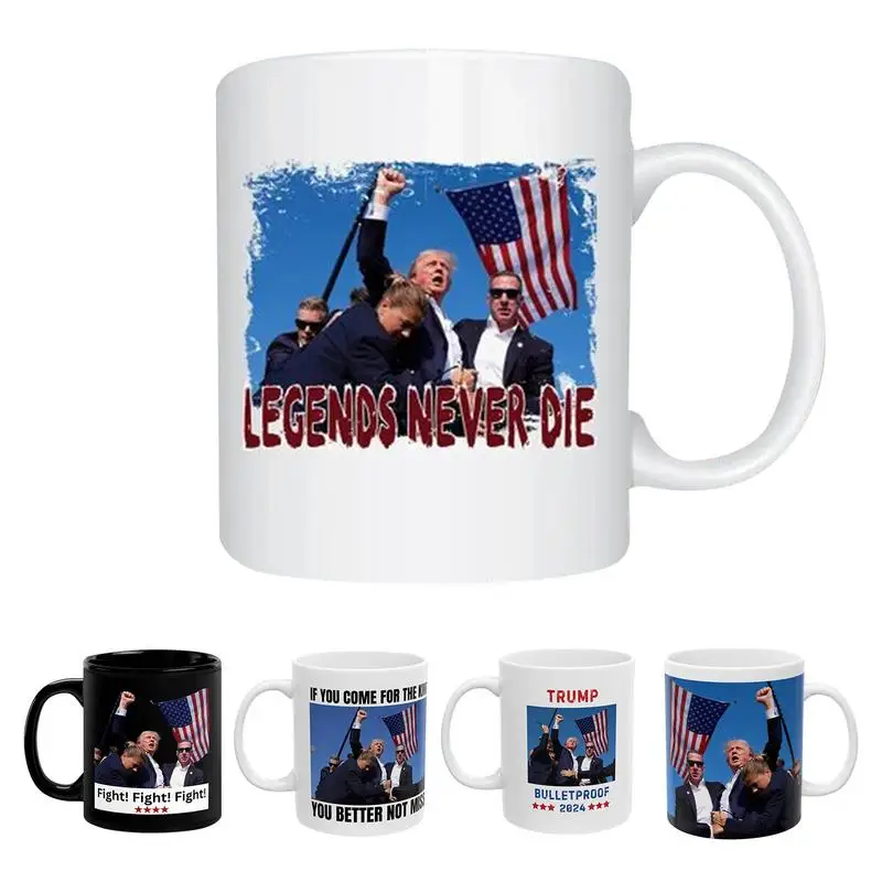 Trump 2024 Pennsylvania Butler Rally Commemorative Mug Ceramic Coffee Cup Donald Trump Cup Assassination of President Coffee Mug