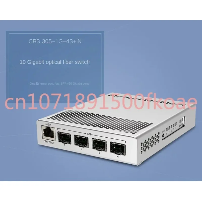 

MikroTik CRS305-1G-4S+IN 10 Gigabit Five Port Intelligent Network Managed Switch Metal Redundant Power Supply