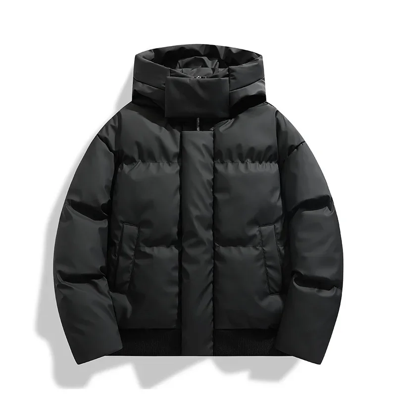 

Male Coat High Quality Fleece Casual Padded Jackets Men Clothing Men's Plus Velvet Casual Fashion Brand Thick Winter Parkas