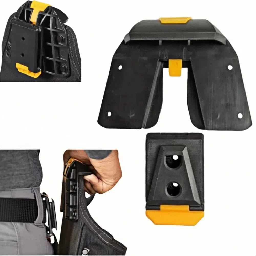 High Quality Sturdy ABS Waist Buckle Quick Attach Compatible Waist Bag Clip Replacement Durable Tool Belt Professional Use
