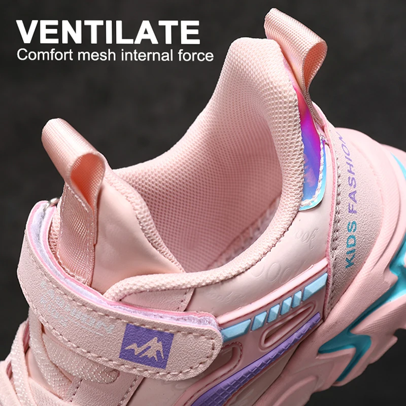 Kids Girls Shoes Running School Casual Sports Breathable Non-slip Sneakers Basketball Children Outdoor Walking Tennis All Season