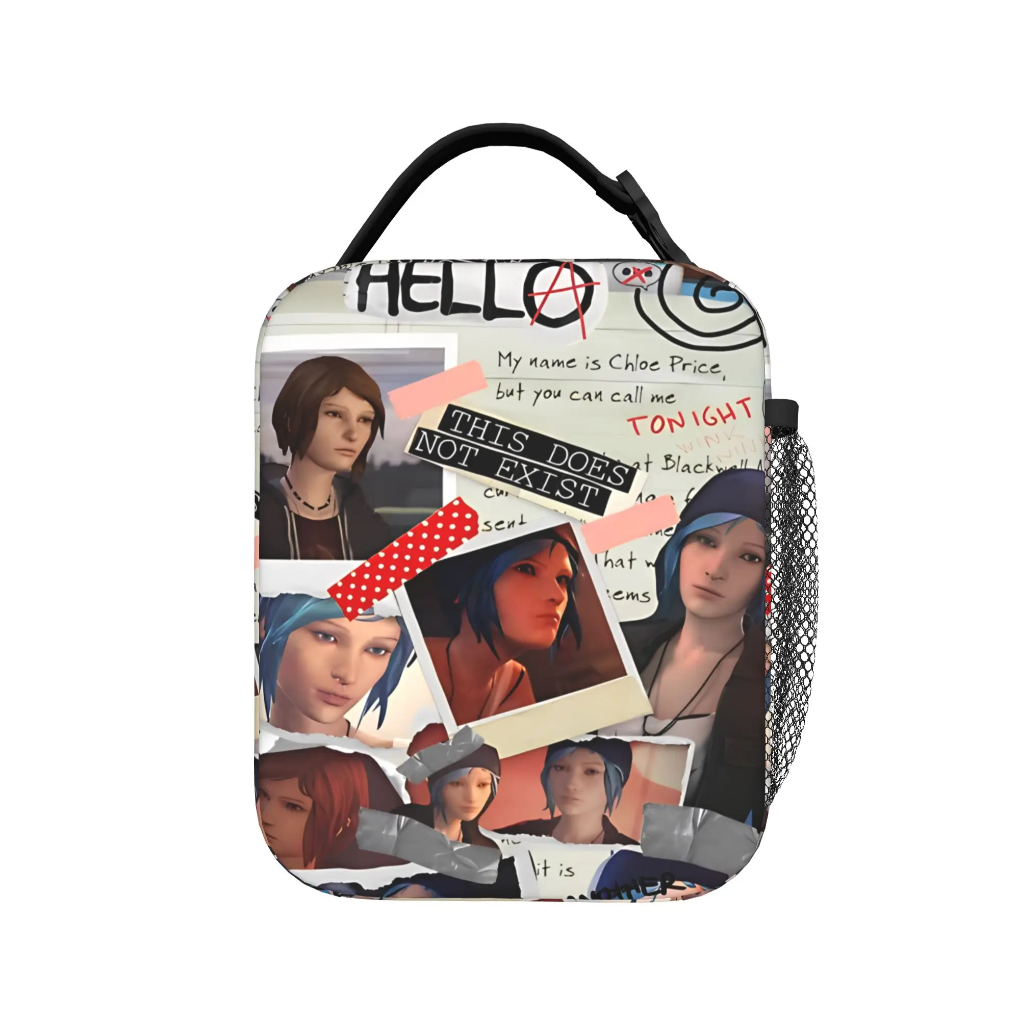 Life is Strange Game Insulated Lunch Bag Portable  Reusable Cooler Bag Tote Lunch Box Office  Picnic Men Women