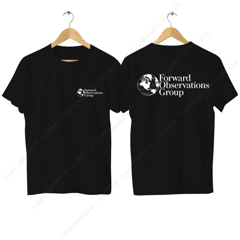 

2025 Men T Shirt Casual Forward Observations Group FOG Corporate Logo T-shirt Graphic Oversized Comfortable Streetwear S-3XL