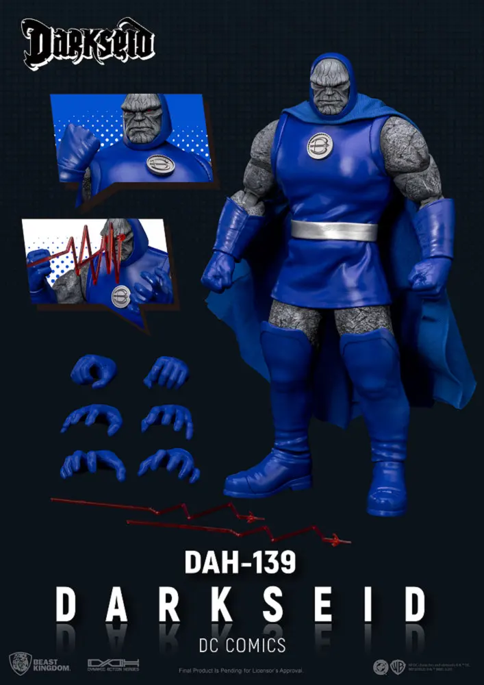 Op voorraad Beast Kingdom BEASTKINGDOM DC Comics DAH-139 Darkseid Action Figure Originele collectie Ornament Verrassingscadeau