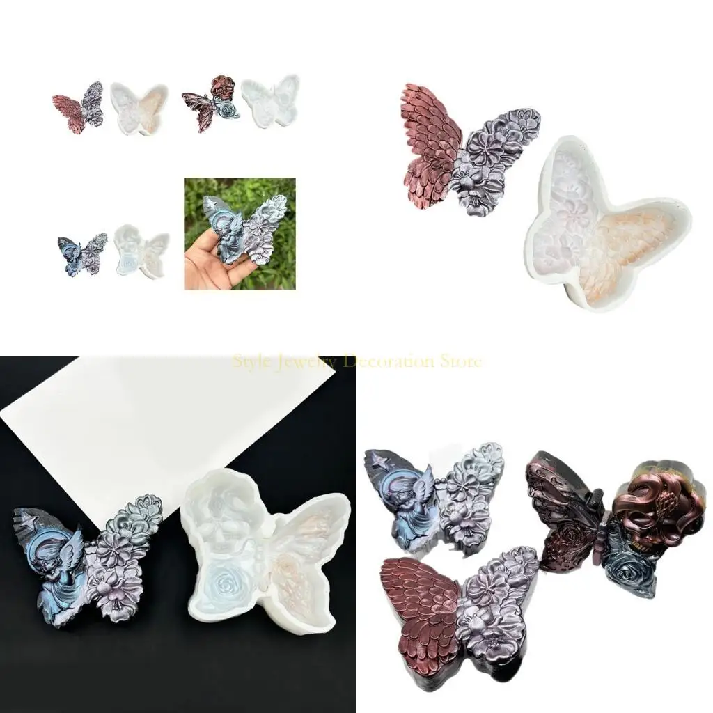 

D46E Гибкая силиконовая черепная при свеча