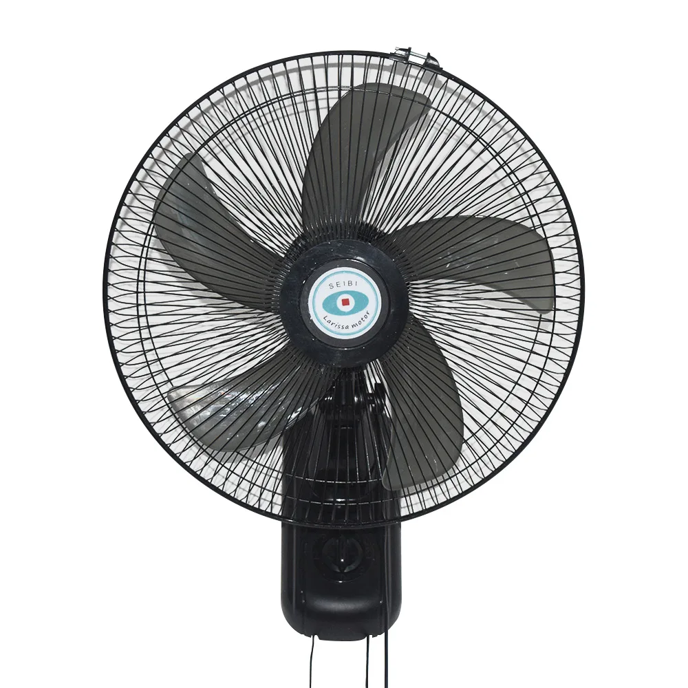 

220V 18-Inch Wall Mounted Ventilation Fan with 5 Blades Remote Control 60W High-Performance Coil Motor Metal for Households