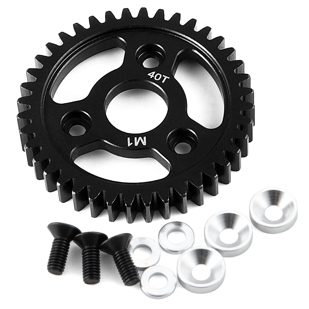 YEAHRUN 36T 38T 40T Spur Gear for 1/8 RC Crawler Car Revo 2.5 3.3 Slayer 3.3 Slayer Pro 4X4 Upgrade Parts