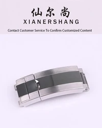 XIANERSHANG hombres personalizado r-olex Yacht Master reloj cierre 904L hebilla de seguridad de acero inoxidable 16MM hebilla plegable accesorios de reloj