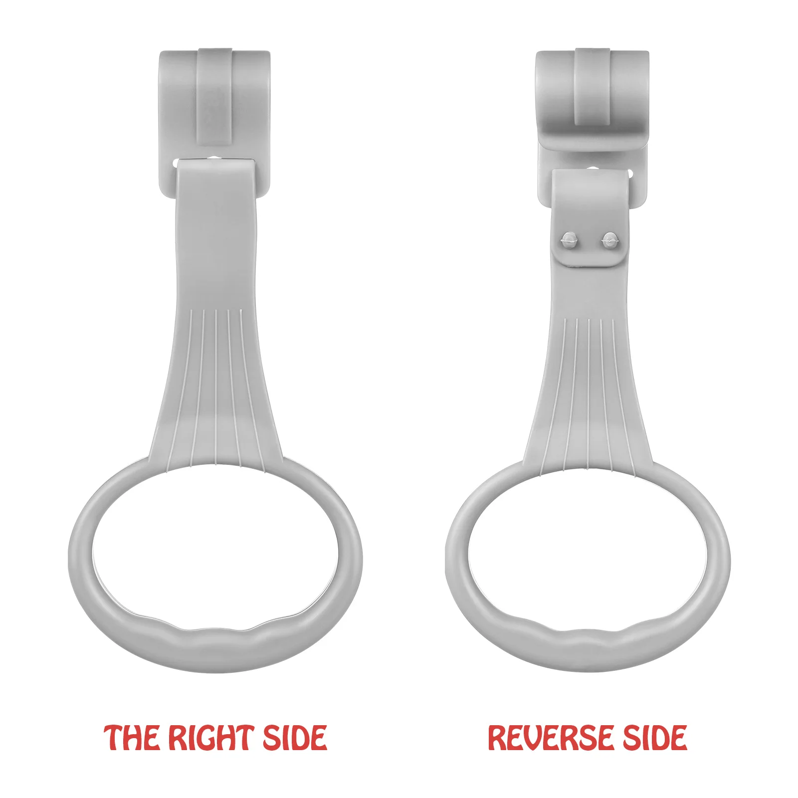 1 par de anillos de pie para cama de niños pequeños, herramienta de ejercicio duradera para caminar, diseño seguro, colores brillantes, anillos ligeros para tirar hacia arriba para bebé