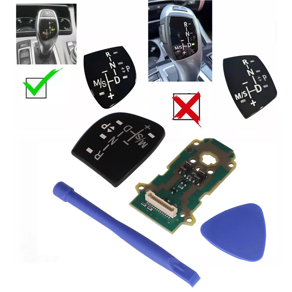 

Gear Shift Knob Panel W/LED Circuit Board For BMW Sport 3 4 5 6 7' X5 X6 X3 X4 Perfect Blend Of Style And Function LED Lighting