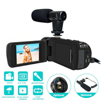 D100 Portable Digital Video Recorder Monocular Telescope 1080P HD 16MP 16X Zoom Camera Camcorder with Microphone Wide-angle Lens