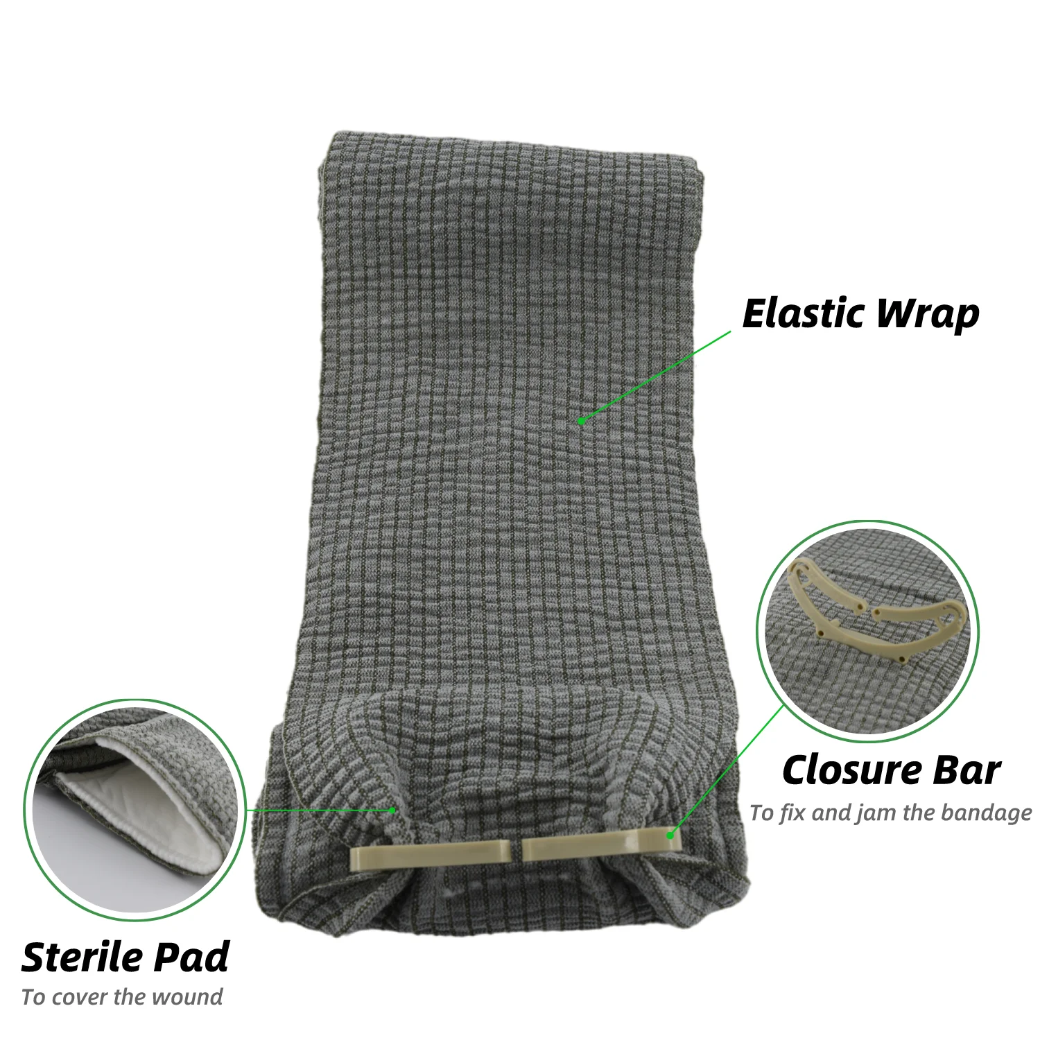 

Hot Sale Wholesale Vacuum Seal First Aid Emergency Trauma Dressing Survival Trauma Israeli Bandage