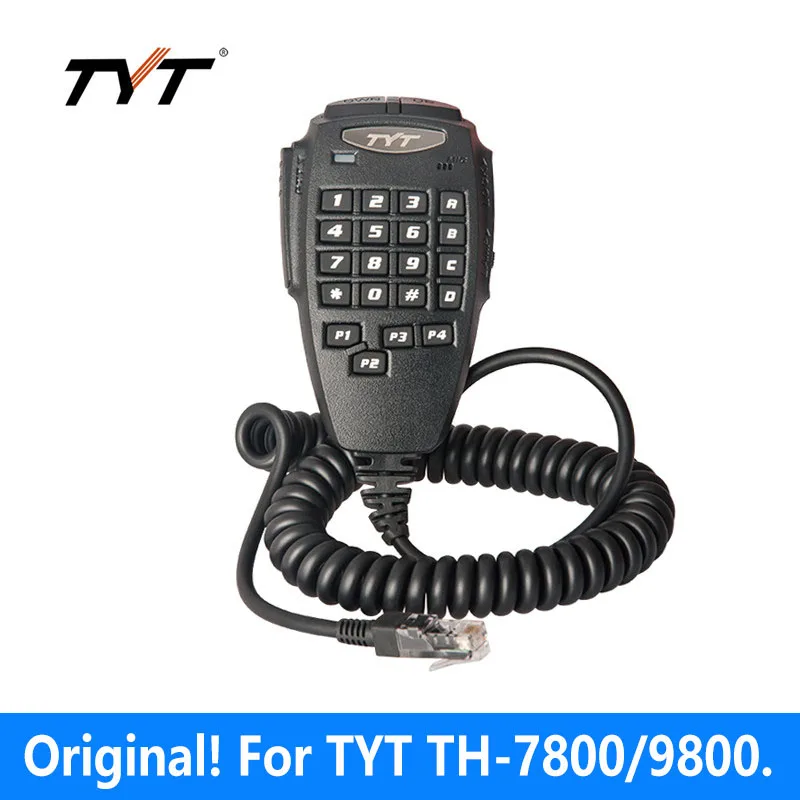 Original TYT Handheld PTT Speaker Microphone for TYT TH-9800 TH-7800 Amateur Mobile Transceiver