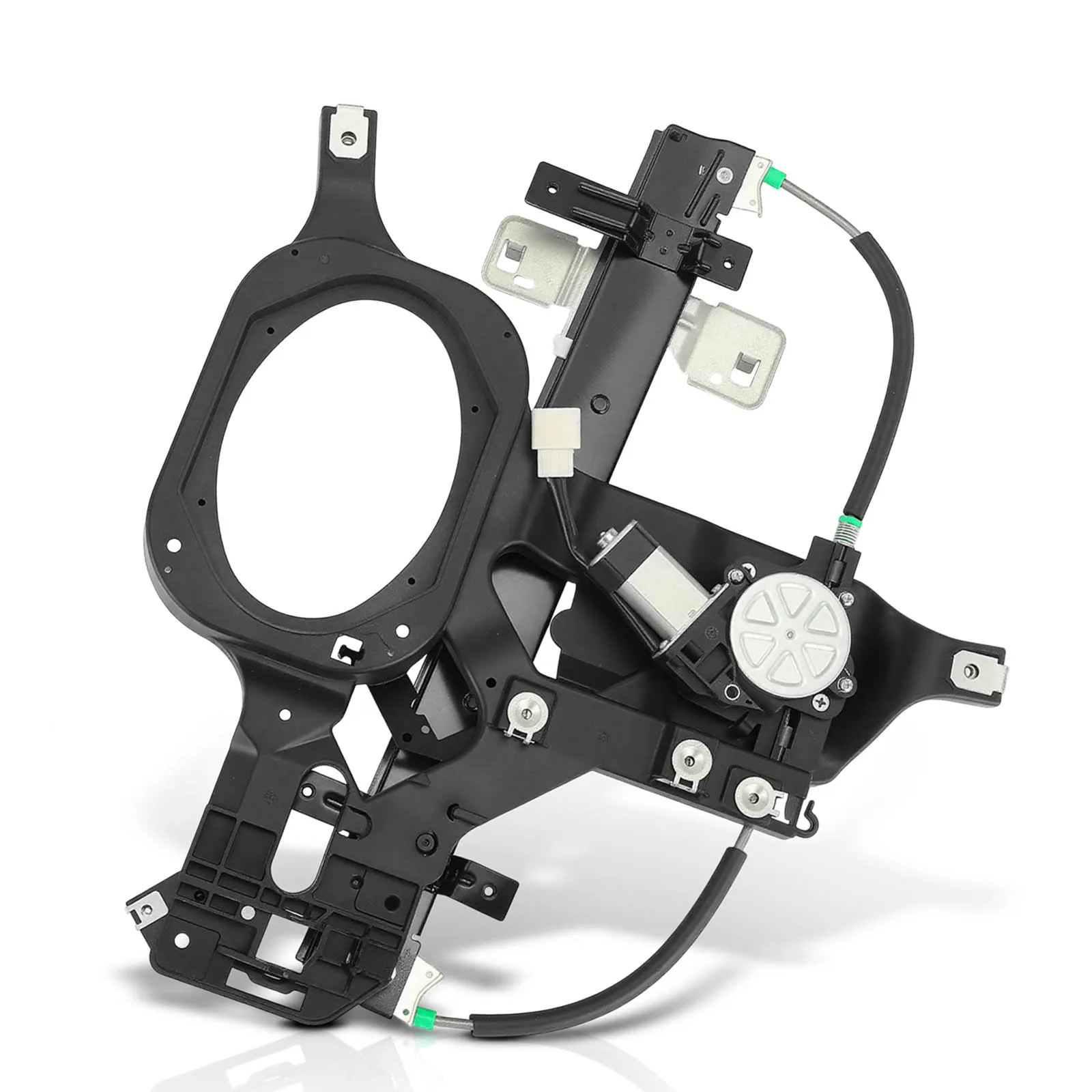 A-Premium Rear Driver Side Power Window Regulator with 2-Pin Motor for Ford Expedition 2003-2006 Lincoln Navigator 2003-2006