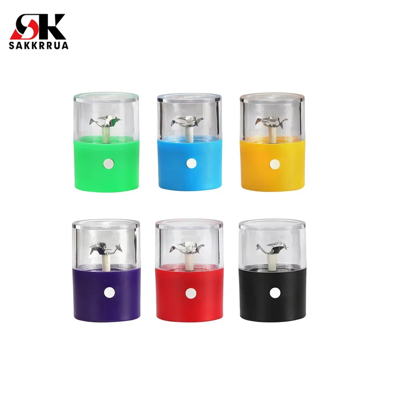 

Sakkrrua Electric Cigarette Grinder, USB Rechargeable Home Smoking Grinder, 1 Set
