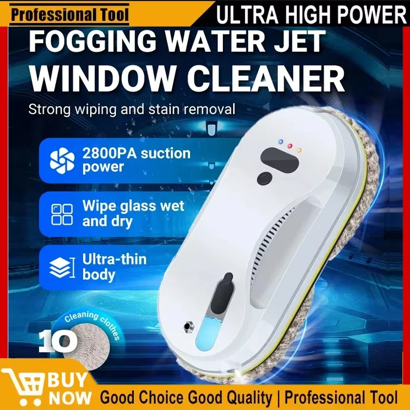 

Automatic Water Jet Window Cleaner Large Suction Glass Cleaning Robot Remote Control Large Suction Glass Cleaning Robot
