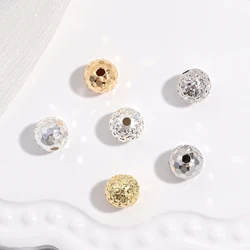 S925 Sterling Silver 8mm Loose Spacer Beads for Bracelet Necklace Jewelry Making SZ78