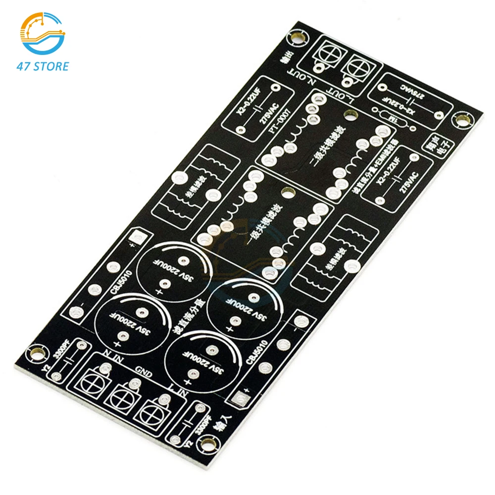 4A 10A 20A AC Power Filter EMI Electromagnetic Interference Filter EMC High Frequency Power Filtering For Audio Power Amplifier