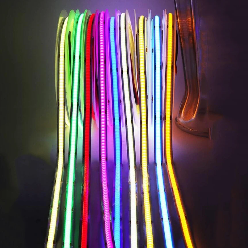 

Супертонкая 5 мм COB светодиодная лента для салона автомобиля, гибкая лента для ног, 12 В, светодиодная неоновая лента, настенный светильник, источник света, декор автомобиля