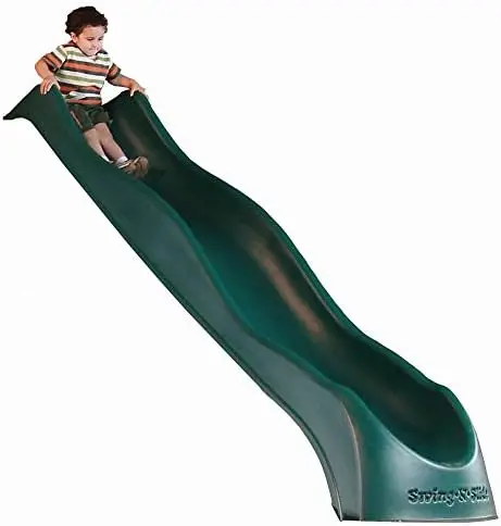 Slide NE 3061 Super  Plastic Slide for 5 Foot Swing Set Decks, Green