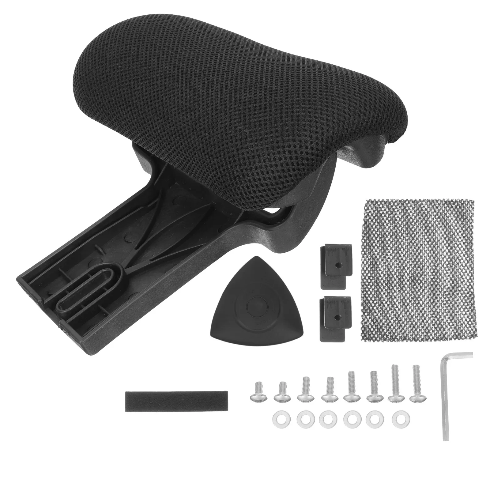 Cadeira de Escritório Confortável com Apoio de Cabeça e Enchimento Premium para Alívio da Dor no Pescoço, Design Ergonômico, Almofada para Cabeça de C