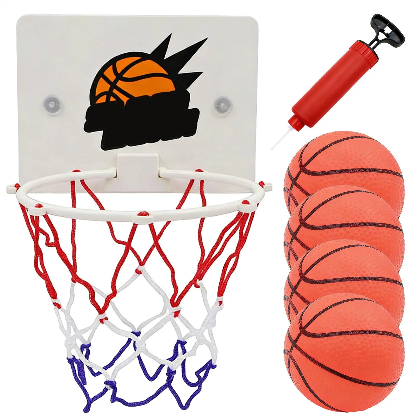 

Kids Basketball Hoop Small Suction Cup Game No Drilling Basketball Hoop Games for Kids Boys Girls Exercise Home Classroom