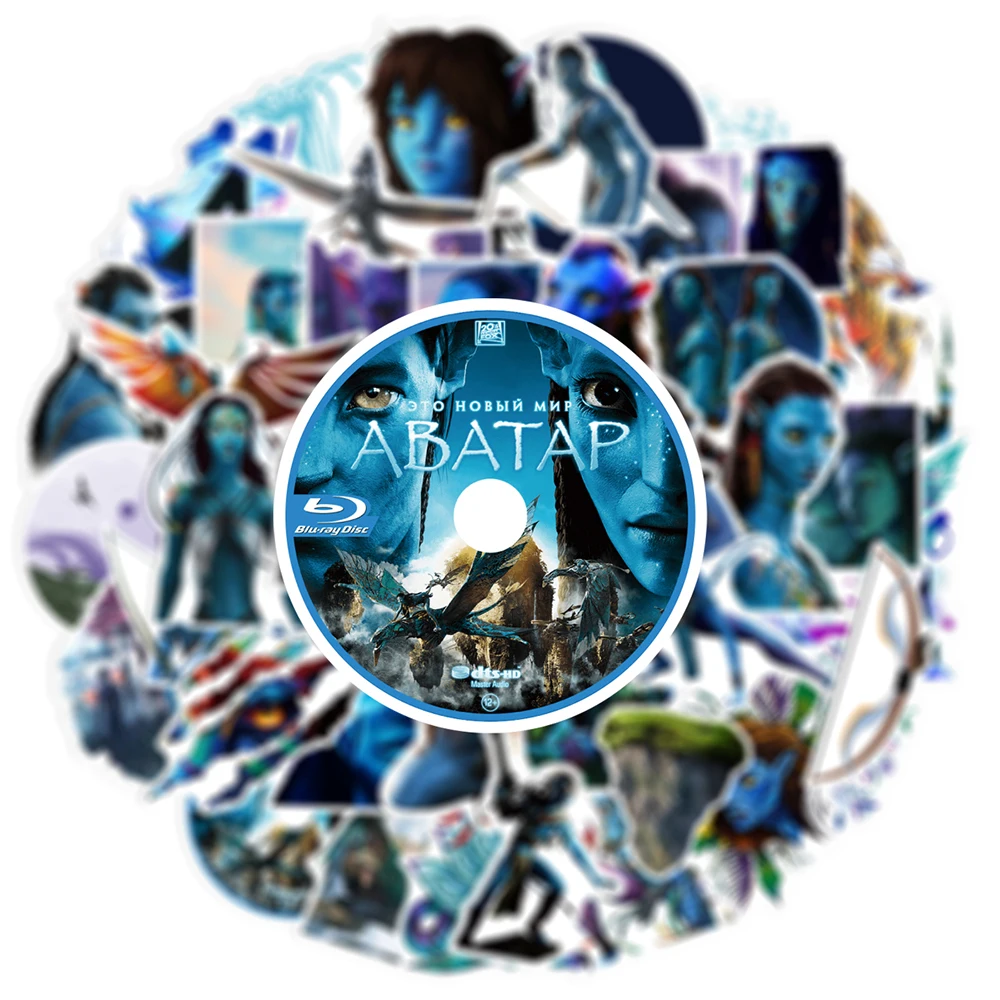 10/30/50 szt. Naklejki z filmu Disneya Avatar 2: Droga Wody, naklejki anime, naklejki graffiti z kreskówek, naklejki na telefon, laptop, gitarę, fajne naklejki, zabawka