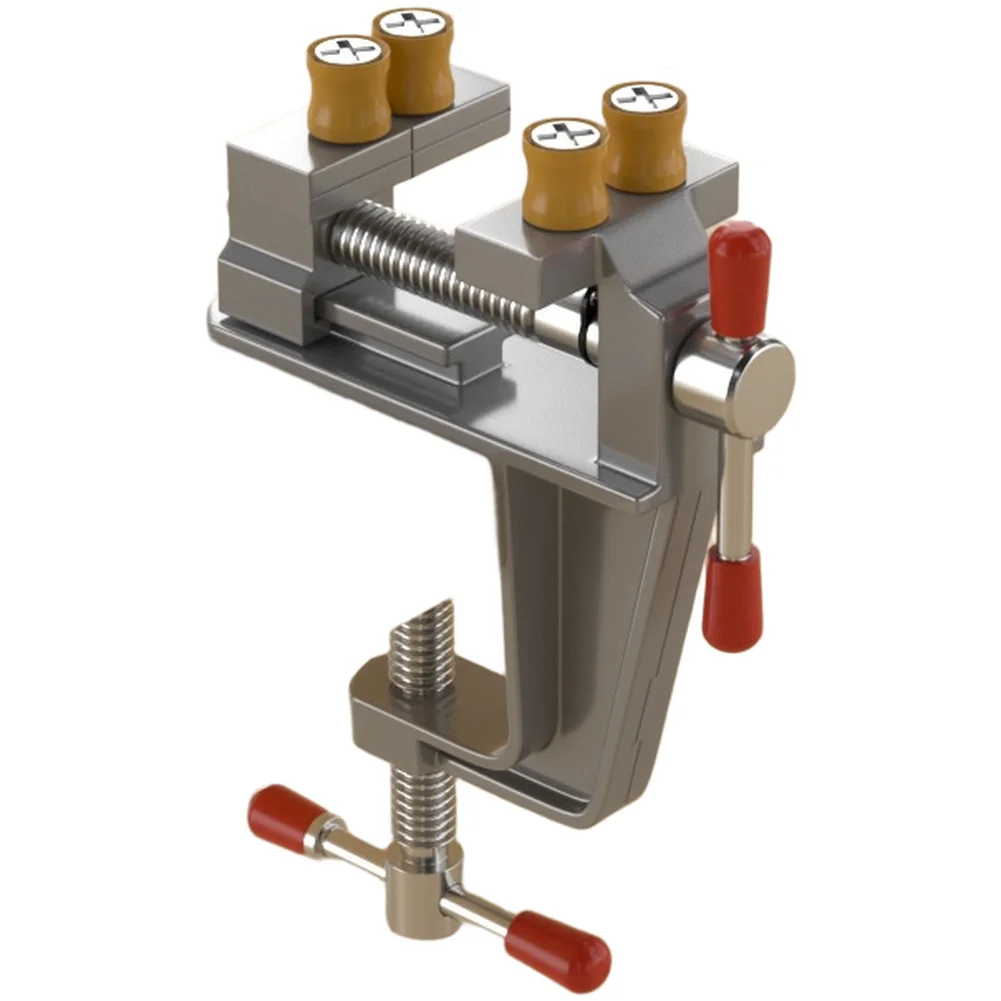 ベンチバイス軽量アルミ合金テーブルクランプ小型ホビーベンチバイスワークベンチクランプ木工用diyクランプツール