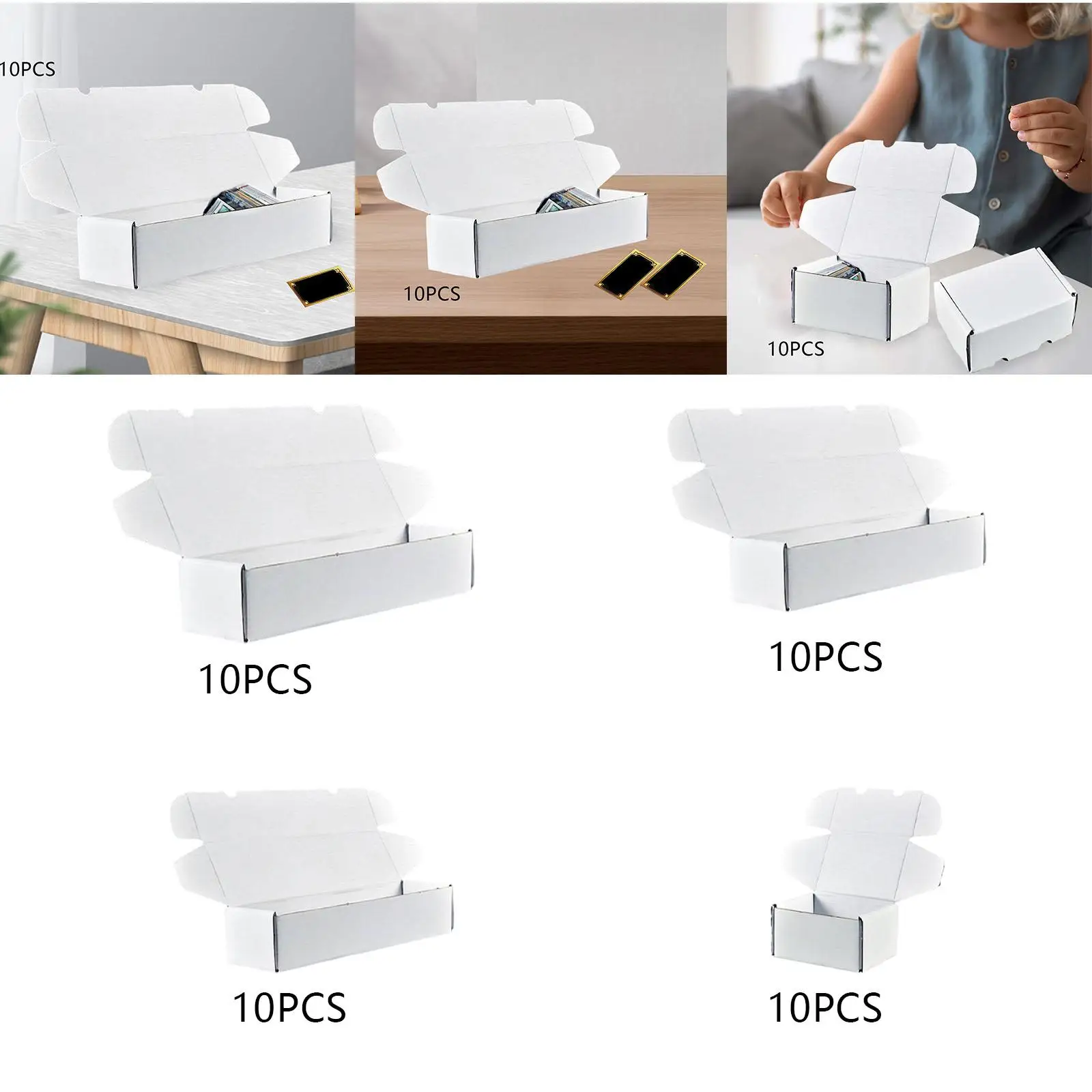 

Cardboard Storage Box Organizer Storage Box Cards Collecting with Lift Off Lid Storage Box for Playing Cards
