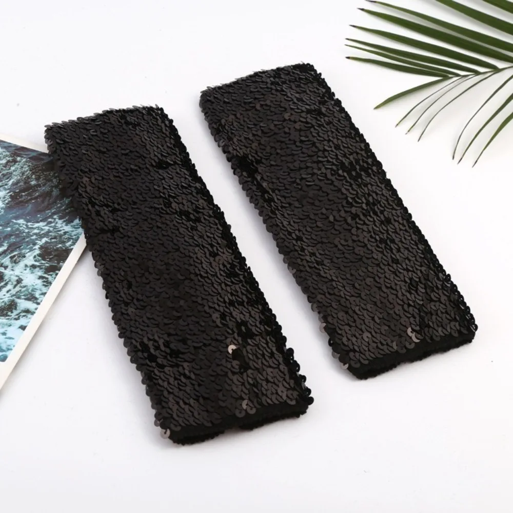 New Sequined Arm Sleeve Party Dress Glittering Elbow Gloves Elegant Punk Hip Hop Arm Cover Party