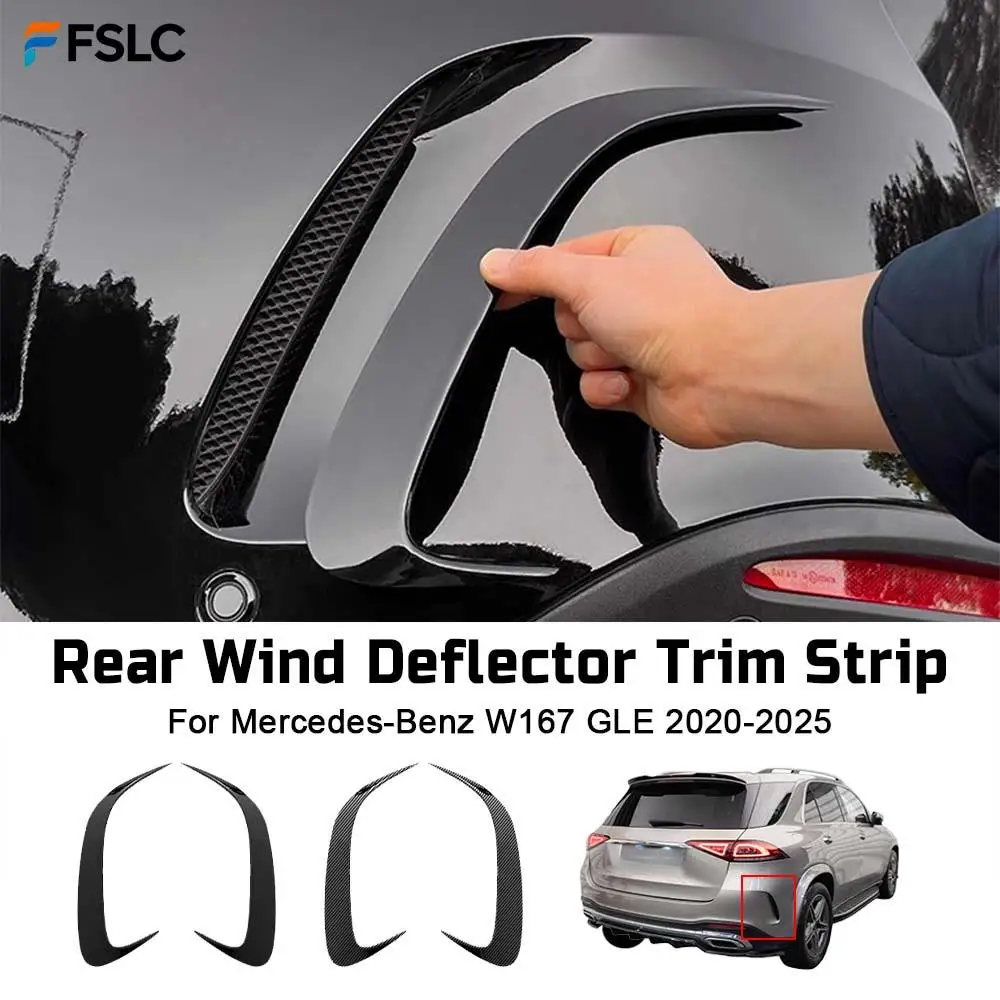 

⭐Genuine⭐ For Mercedes-Benz W167 GLE350 GLE450 2020-2025 Car Accessories Exterior Rear Wind Knife Decoration Bright Strip Trim