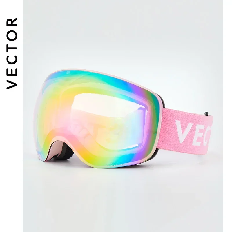 

VECTOR OTG лыжные очки для сноуборда женские и мужские лыжные очки UV 400 очки для защиты от снега для взрослых двойное сферическое зеркало магнитное