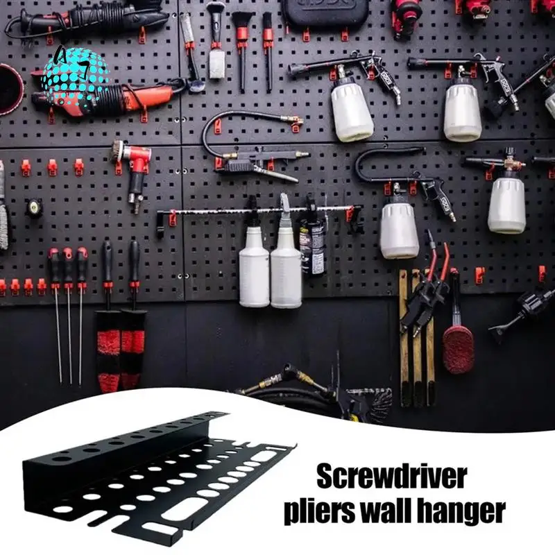 

A07F-Screw Driver Holders Organizers Metal Wrench Holders Organizers Screwdriver Rack Plier Organizer Practical Tool Storage