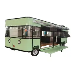 OEM 7m long Concession Food Cart Electric Truck Food Kiosk Hot Dog Kiosk Catering Trailer Sushi Dining Car