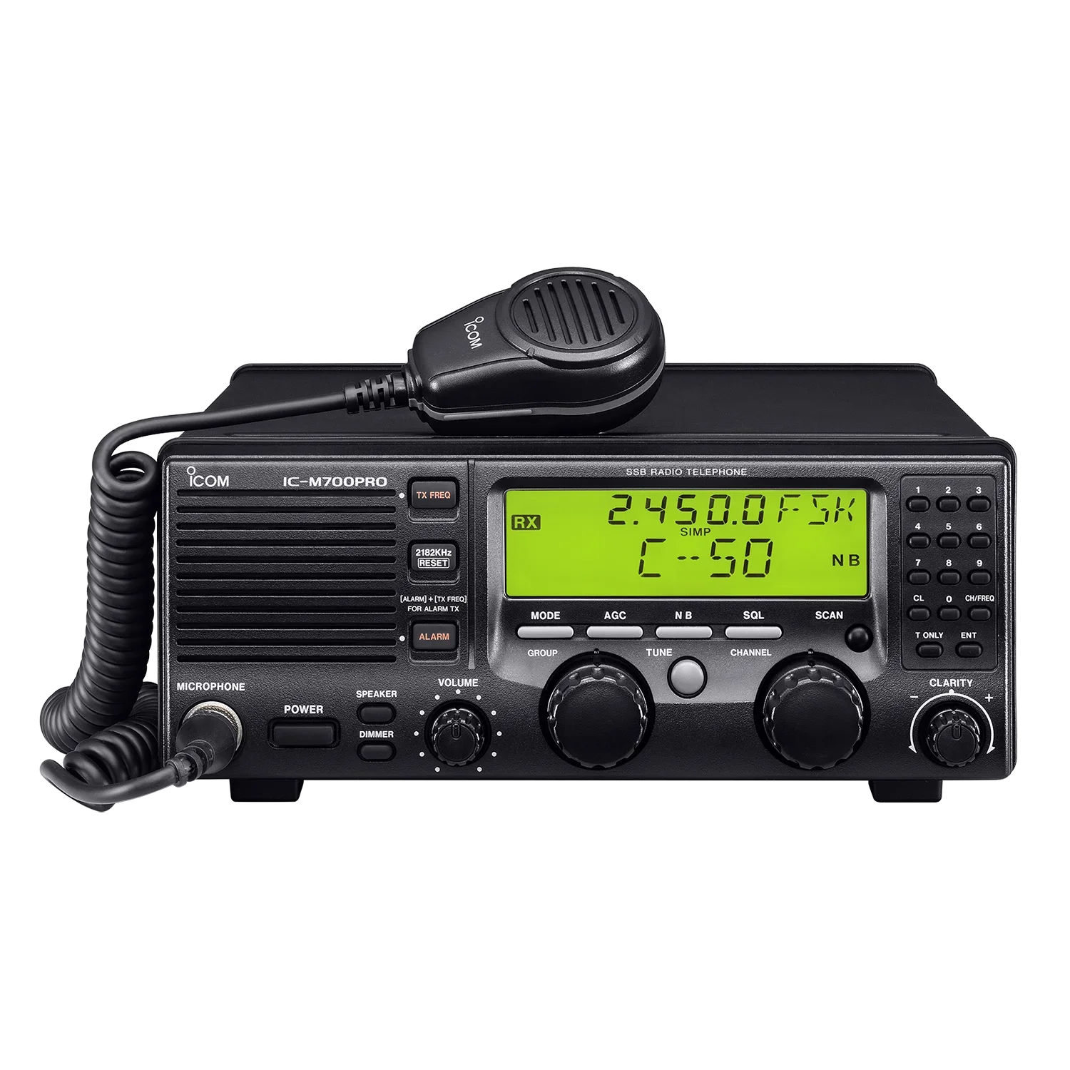 

Морской радиопередатчик-приемник IC M700PRO для SSB и телефонной связи с дальностью связи до 5000 км