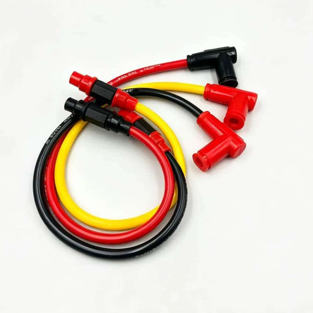 Universal Motorcycle Ignition Coil Spark Plug Iridium Power Cable For Dirt Bike Go Kart ATV Scooter Moped Yamaha Kawasaki