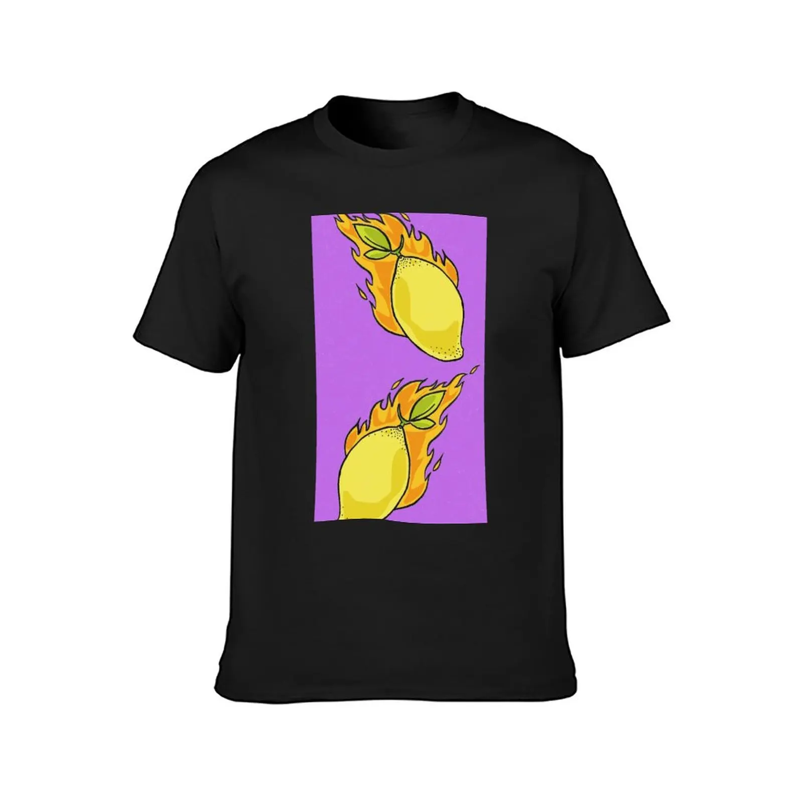 Flaming Lemons! T-Shirt anime anime clothes for a boy plus size tops mens cotton t shirts