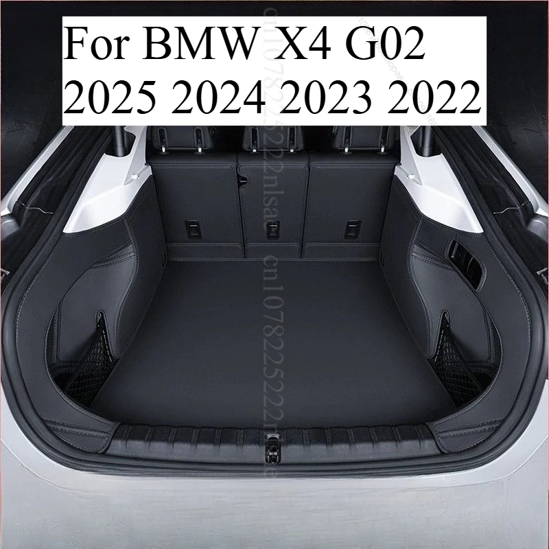 

For BMW X4 G02 2025 2024 2023 2022Accessories Car Trunk Mat High Side Waterproof Rear Cargo Cover CarpetPad AUTO Tail Boot Liner