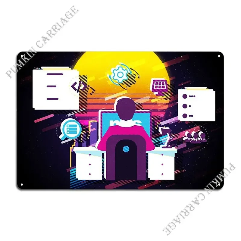Software Engineer Metal Sign Retro Kitchen Classic Wall Decor Customized Tin Sign Poster