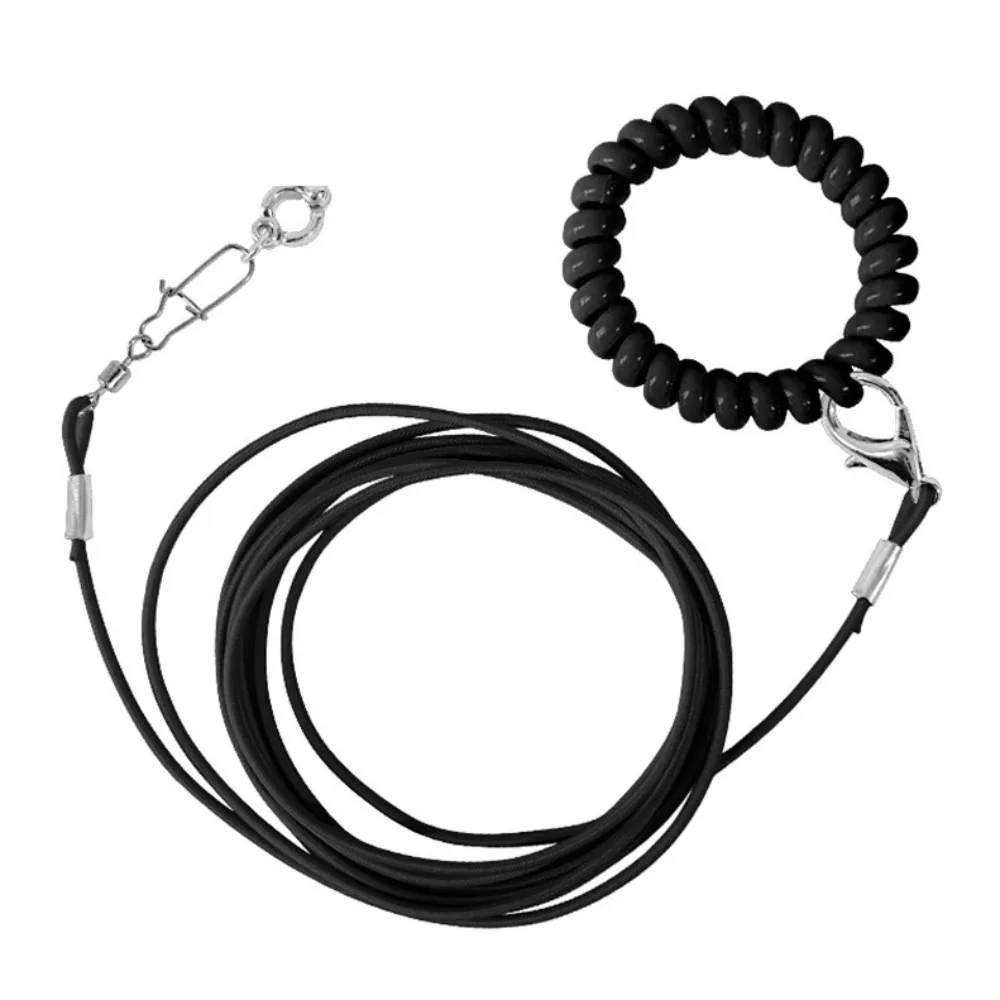 Elastic Parrot Traction Rope Metal Buckle Multiple Size Bird Foot Chain Anti-flying Lightweight Bird Feet Bracelet for Birds