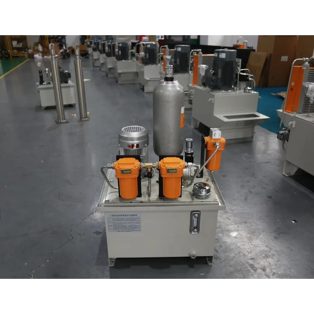 Hydraulic servo oil pump station energy saving large system assembly