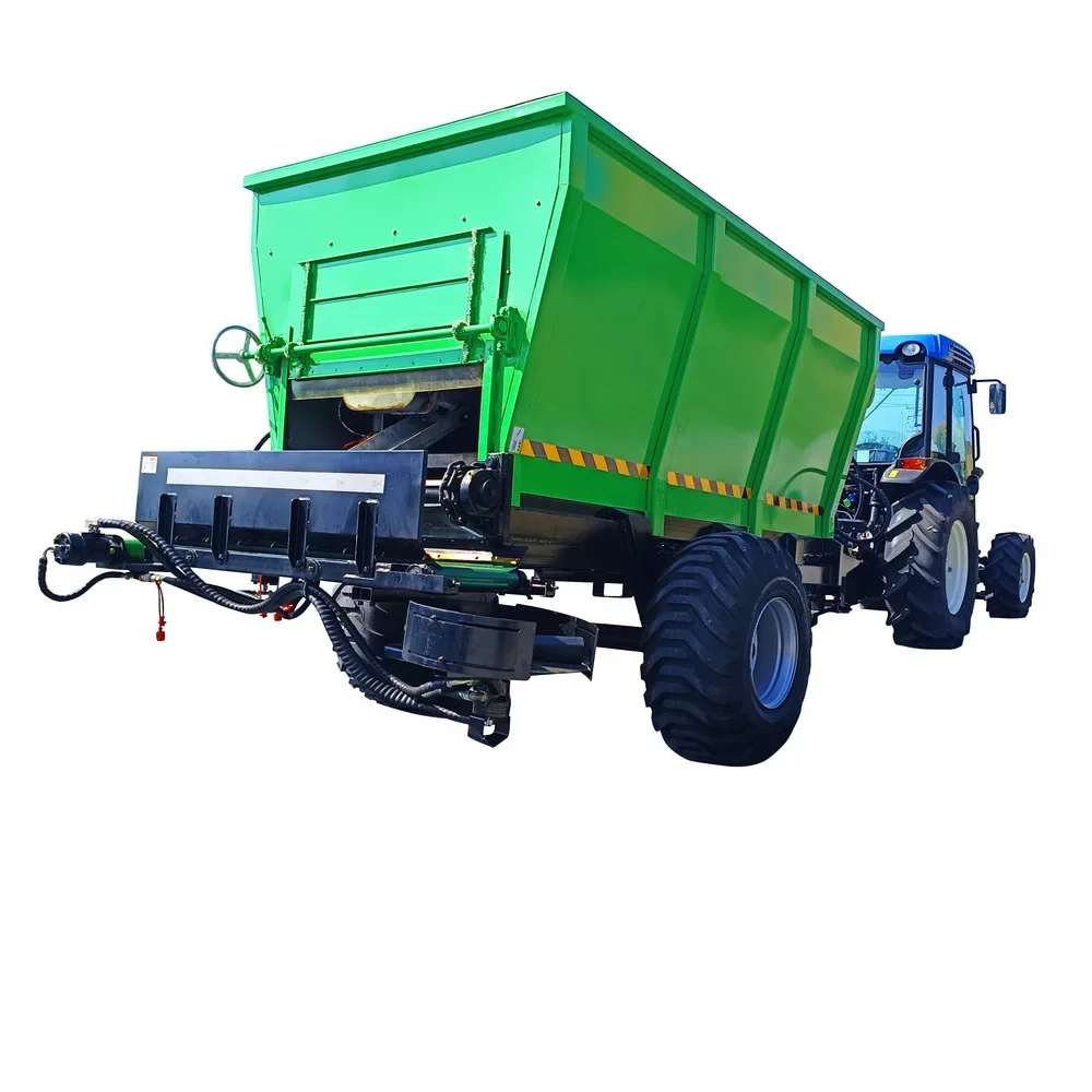 farm machinery tractor mounted manure fertilizer spreader