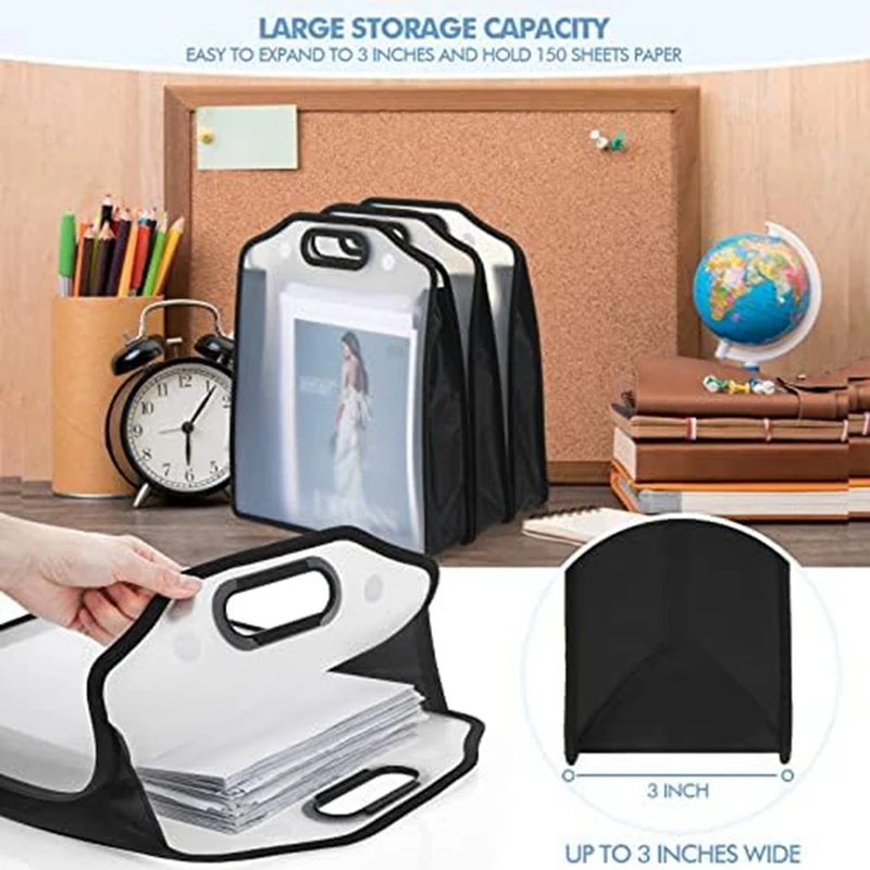 Scrapbook Paper Storage Box, expandindo Folhas, Segurando Artesanato Vinil Mats Foto, 12x12"