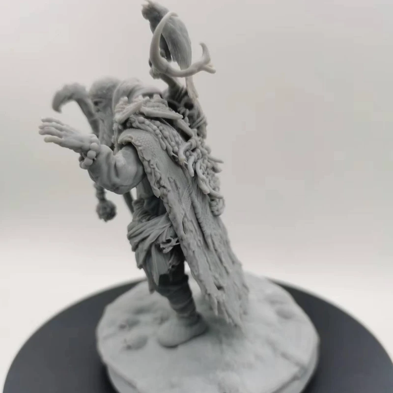 Resin Figure Medieval Prophet 1/24 Scale 90mm Total Height Model Kit Diy Miniatures GK Unassembled and Unpainted Diorama Toys