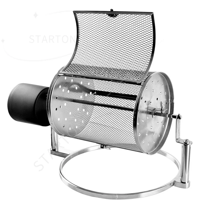 stainless steel coffee bean roast machine Popcorn Nuts Grains Beans Baking Rotation Speed adjust
